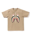 A BATHING APE SHARK TEE ア ベイシング エイプ トップス カットソー・Tシャツ ベージュ ブラック ブラウン グレー ネイビー ピンク ブルー ホワイト【送料無料】