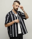 Schott STRIPE WORK SHIRT/ストライプワークシャツ ショット トップス シャツ・ブラウス ブラック ホワイト【送料無料】