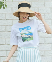 【SALE／40%OFF】自由区 【洗える】VINTAGE PHOTO Tシャツ ジユウク トップス カットソー・Tシャツ【送料無料】