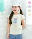 【SALE／50%OFF】any FAM KIDS シャラシャラ ビーズ入り Tシャツ エニィファム トップス カットソー・Tシャツ