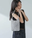 【SALE／20%OFF】NANO universe マクラメメタリックバッグ ナノユニバース バッグ その他のバッグ シルバー ゴールド【送料無料】