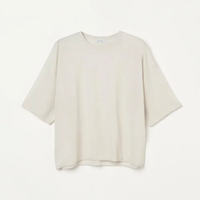 【SALE／30%OFF】HELIOPOLE HALF SLEEVE CREW NECK KNIT エリオポール トップス ニット ホワイト ピンク シルバー【送料無料】