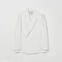 【SALE／30%OFF】HELIOPOLE the ELLISON JACKET(LINEN) エリオポール ジャケット・アウター その他のジャケット・アウター ホワイト グレー【送料無料】