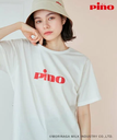 ROPE' PICNIC 【Pino meets ROPE' PICNIC】PinoロゴひんやりTシャツ ロペピクニック トップス カットソー・Tシャツ ホワイト ブラウン ベージュ【送料無料】