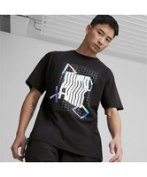 【SALE／64%OFF】PUMA メンズ PUMA x PlayStation エレベーテッド 半袖 Tシャツ プーマ トップス カットソー・Tシャツ ブラック