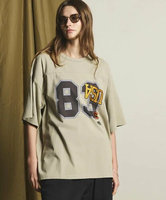 【SALE／30%OFF】MAISON SPECIAL Numbering USA Embroidery Prime-Over Football Crew Neck T-shirt メゾンスペシャル トップス カットソー・Tシャツ ブラック【送料無料】