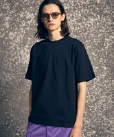 MAISON SPECIAL Mercerize Cotton Dress-Fit Crew Neck T-shirt メゾンスペシャル トップス カットソー・Tシャツ ブラック ホワイト パープル グリーン【送料無料】