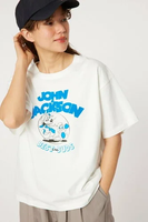 RODEO CROWNS WIDE BOWL J&J BB Tシャツ ロデオクラウンズワイドボウル トップス カットソー・Tシャツ ホワイト グリーン グレー