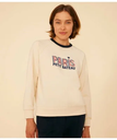 【SALE／20%OFF】PETIT BATEAU PARISプリントスウェットプルオーバー プチバトー トップス スウェット・トレーナー ホワイト【送料無料】