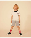 【SALE／10%OFF】PETIT BATEAU PARISプリント半袖Tシャツ プチバトー トップス カットソー・Tシャツ ホワイト【送料無料】