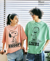 【SALE／10%OFF】BAYFLOW 【SNOOPY&FRIENDS meets BAYFLOW】ピーナッツスノープルオーバー ベイフロー トップス カットソー・Tシャツ ピンク ホワイト グレー オレンジ イエロー グリーン カーキ ブルー ネイビー【送料無料】