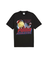 【SALE／60%OFF】PUMA ユニセックス GRAPHICS メダル 半袖 Tシャツ プーマ トップス カットソー・Tシャツ ブラック