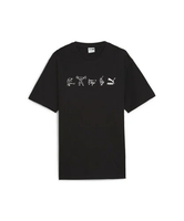 【SALE／51%OFF】PUMA ユニセックス GRAPHICS アスリート 半袖 Tシャツ プーマ トップス カットソー・Tシャツ ブラック