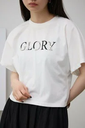 AZUL BY MOUSSY ビジュー付ロゴTEE アズールバイマウジー トップス カットソー・Tシャツ ホワイト ブラック