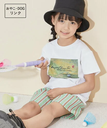 【SALE／30%OFF】ROPE' PICNIC KIDS 【KIDS】RENU Logo &Photo Tee/リンクコーデ ロペピクニック トップス カットソー・Tシャツ ホワイト