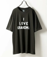 NUMBER (N)INE I LOVE GLANDMA T-SHIRT ナンバーナイン トップス カットソー・Tシャツ グレー ブラック ホワイト【送料無料】