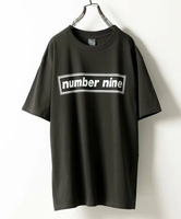 NUMBER (N)INE number nine BOX LINE T-SHIRT ナンバーナイン トップス カットソー・Tシャツ グレー ブラック ホワイト【送料無料】