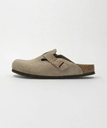 UNITED ARROWS green label relaxing ＜BIRKENSTOCK＞ボストン スエード サンダル ユナイテッドアローズ グリーンレーベルリラクシング シューズ・靴 サンダル ベージュ ブラック【送料無料】