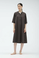 【SALE／50%OFF】MARGARET HOWELL COTTON LINEN POPLIN マーガレット・ハウエル ワンピース・ドレス その他のワンピース・ドレス グレー【送料無料】