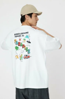 【SALE／20%OFF】RODEO CROWNS WIDE BOWL サーフハッポウ Tシャツ ロデオクラウンズワイドボウル トップス カットソー・Tシャツ ホワイト ブルー グレー