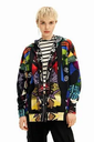 【SALE／50%OFF】Desigual M.Christian Lacroix アーティ フーディ デシグアル トップス パーカー・フーディー ブラック【送料無料】