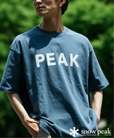 JOURNAL STANDARD relume 《追加》SNOW PEAK / スノーピーク 別注 SP Logo Tシャツ ジャーナル スタンダード レリューム トップス カットソー・Tシャツ ブラック ピンク【送料無料】