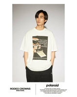 【SALE／20%OFF】RODEO CROWNS WIDE BOWL Polaroid フォトTシャツ ロデオクラウンズワイドボウル トップス カットソー・Tシャツ ホワイト ブラック