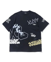 【SALE／30%OFF】XLARGE GRAFFITI S/S TEE エクストララージ トップス カットソー・Tシャツ ブラック ネイビー ホワイト【送料無料】