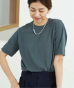 IENA ATON/エイトン FRESCA SINGLE JERSEY STANDARD Tシャツ イエナ トップス カットソー・Tシャツ グリーン ホワイト ブラウン イエロー【送料無料】