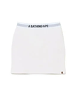 A BATHING APE A BATHING APE SKIRT ア ベイシング エイプ スカート ミニスカート ホワイト ブラック【送料無料】