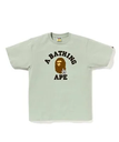 A BATHING APE GO APE POINTER COLLEGE TEE ア ベイシング エイプ トップス カットソー・Tシャツ グリーン パープル【送料無料】