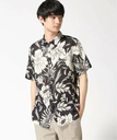 【SALE／50%OFF】GUESS GUESS 半袖 シャツ (M)ECO Island Linen Shirt ゲス トップス シャツ・ブラウス グレー【送料無料】