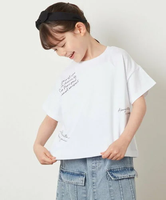 【SALE／50%OFF】a.v.v [140-150]ロゴアソートTシャツ アー・ヴェ・ヴェ トップス カットソー・Tシャツ ホワイト ブラック