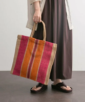 【SALE／30%OFF】KBF MAISON BENGAL NEW JUTE PORESH BAG ケービーエフ バッグ トートバッグ ブルー ブラウン オレンジ【送料無料】