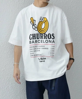 【SALE／40%OFF】SHIPS any 【SHIPS any別注】HANDTEX: NOT AMERICAN FOOD? ロゴ プリント Tシャツ◇ シップス トップス カットソー・Tシャツ ホワイト