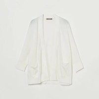 【SALE／10%OFF】HELIOPOLE LINEN DOLMAN SLEEVE CARDIGAN エリオポール トップス ニット ホワイト ブラック ブルー【送料無料】