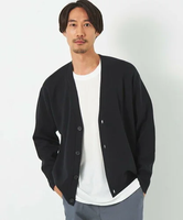 【SALE／70%OFF】UNITED ARROWS green label relaxing クリアミラノリブ Vネック カーディガン ユナイテッドアローズ アウトレット トップス カーディガン ブラック グレー ブルー