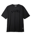 【SALE／30%OFF】X-girl SHEER SS TOP エックスガール トップス カットソー・Tシャツ ブラック ピンク【送料無料】