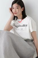 human woman ◆ロゴプリントプレーティングBIGTシャツ ヒューマン ウーマン トップス カットソー・Tシャツ ホワイト グレー ブルー グリーン【送料無料】