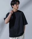 【SALE／30%OFF】NANO universe Anti Soaked(R)汗染み防止 クルーネックビッグTシャツ ナノユニバース トップス カットソー・Tシャツ ブラック ホワイト【送料無料】