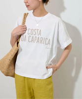 JOURNAL STANDARD relume 《追加》コットンミックスロゴTEE ジャーナル スタンダード レリューム トップス カットソー・Tシャツ ホワイト グレー【送料無料】