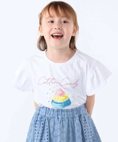 【SALE／30%OFF】SHIPS KIDS SHIPS KIDS:100~130cm / コットン キャンディ 半袖 TEE シップス トップス カットソー・Tシャツ ホワイト ブルー【送料無料】