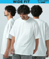 【SALE／10%OFF】BAYFLOW UMW MYFIT半袖Tシャツ(ワイド)【吸水速乾・UVケア・毛玉軽減】 ベイフロー トップス カットソー・Tシャツ ホワイト ブラック【送料無料】