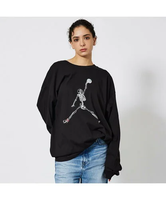 ABAHOUSE LASTWORD 【THRIFTY LOOK/スリフティールック】Jumpman Flight T アバハウス トップス カットソー・Tシャツ ブラック ホワイト ブルー【送料無料】