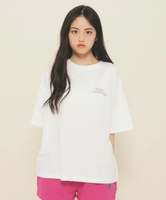 【SALE／20%OFF】PINK-latte 【130cmあり】クマちゃんTシャツ ピンク ラテ トップス カットソー・Tシャツ ホワイト グレー グリーン ブルー