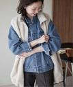 SLOBE IENA 《WEB限定/追加》LE DENIM ボクシートラッカーデニムジャケット スローブ イエナ ジャケット・アウター デニムジャケット【送料無料】