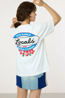 RODEO CROWNS WIDE BOWL 【UNISEX】LOCALS x RCS Tシャツ ロデオクラウンズワイドボウル トップス カットソー・Tシャツ ホワイト ブラック ブラウン【送料無料】