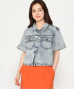 GUESS GUESS デニムシャツ (W)GUESS Originals Denim Shirt ゲス トップス シャツ・ブラウス ブルー【送料無料】