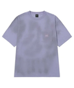 HUF TIE DYE BOX LOGO POCKET TEE ハフ Tシャツ ハフ トップス カットソー・Tシャツ パープル ベージュ【送料無料】