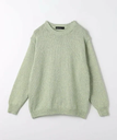 【SALE／70%OFF】UNITED ARROWS green label relaxing マルチカラー ファンシー クルーネック ニット ユナイテッドアローズ アウトレット トップス ニット イエロー ブルー